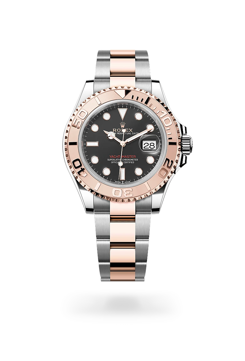 Rolex Yacht-Master in Everose Rolesor - combination of Oystersteel and Everose gold, M126621-0002 - Clarkson Jewelers