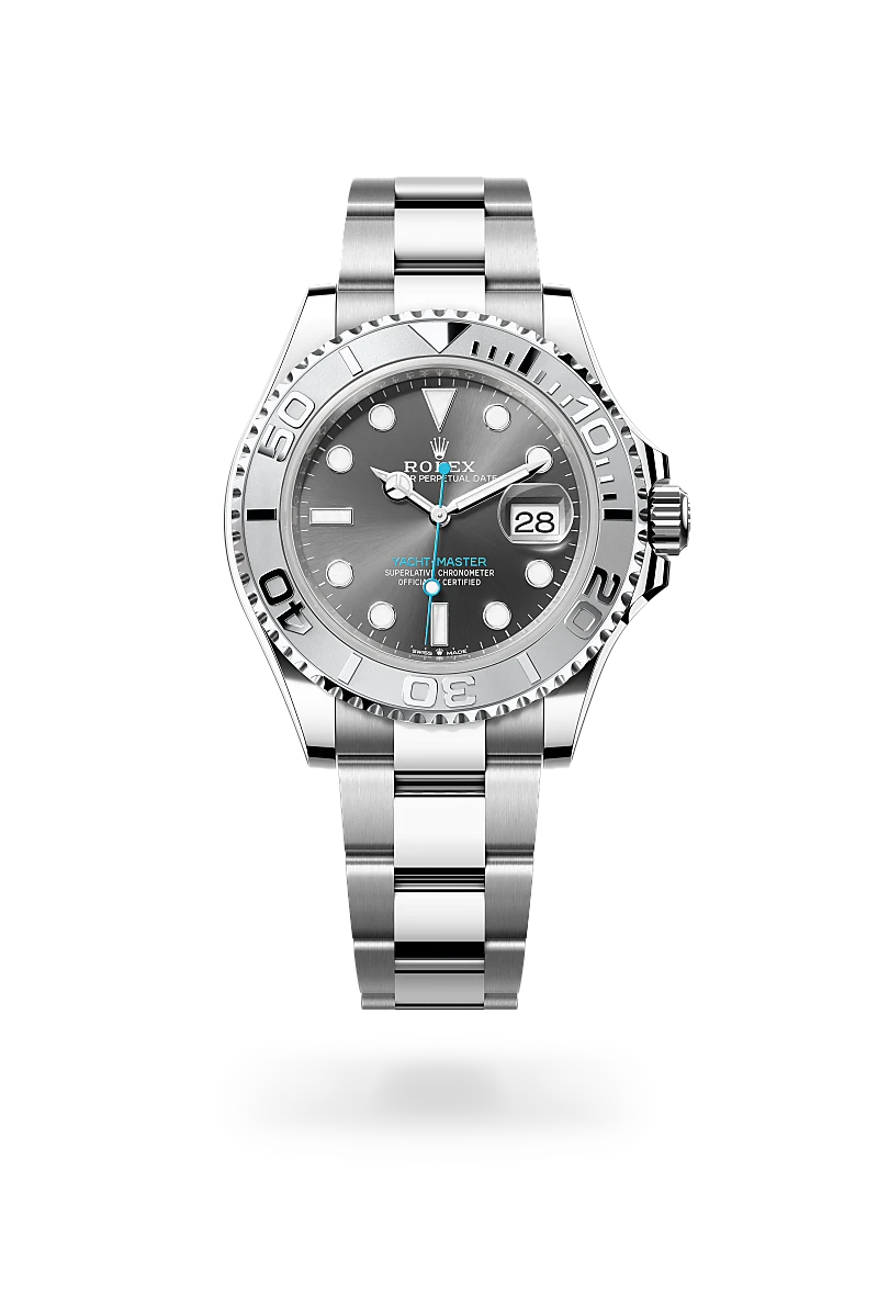 Rolex Yacht-Master in Rolesium - combination of Oystersteel and platinum, M126622-0001 - Clarkson Jewelers
