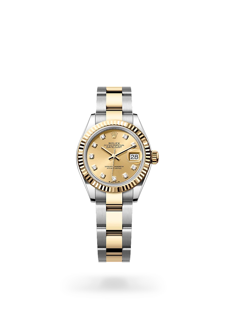 Rolex Lady-Datejust in Yellow Rolesor - combination of Oystersteel and yellow gold, M279173-0012 - Clarkson Jewelers