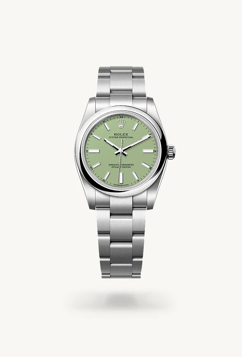 rolex Oyster Perpetual in Oystersteel, M124200-0006 - Clarkson Jewelers