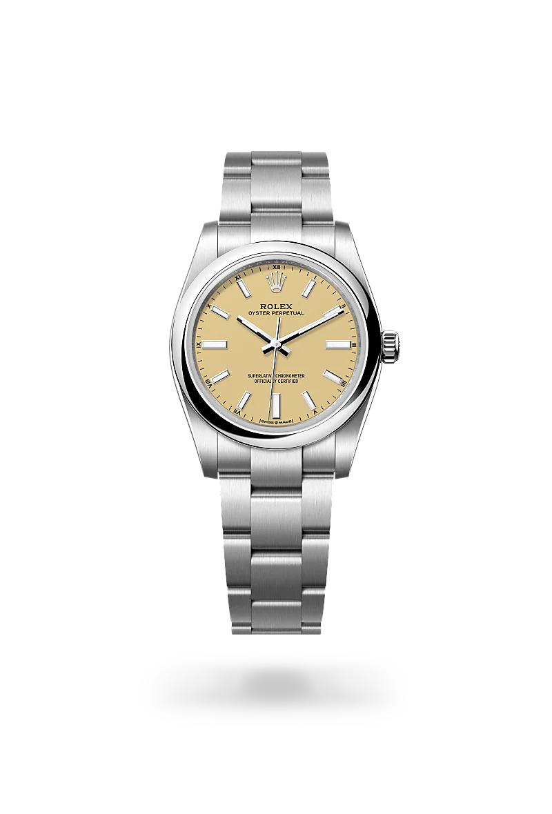 rolex Oyster Perpetual in Oystersteel, M124200-0007 - Clarkson Jewelers