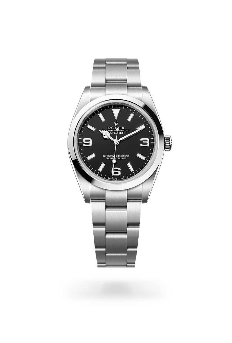 rolex Explorer in Oystersteel, M124270-0001 - Clarkson Jewelers