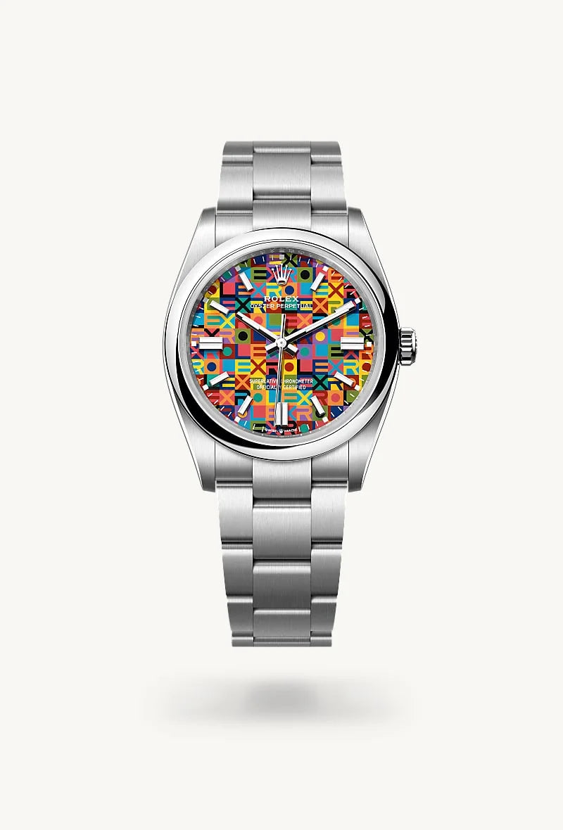 rolex Oyster Perpetual in Oystersteel, M126000-0016 - Clarkson Jewelers