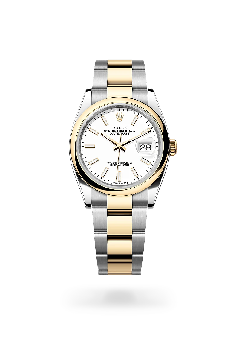 Rolex Datejust in Yellow Rolesor - combination of Oystersteel and yellow gold, M126203-0020 - Clarkson Jewelers