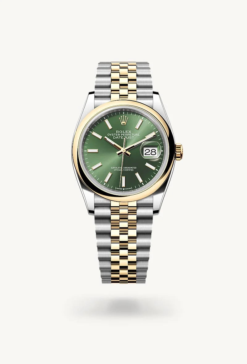 rolex Datejust in Yellow Rolesor - combination of Oystersteel and yellow gold, M126203-0057 - Clarkson Jewelers