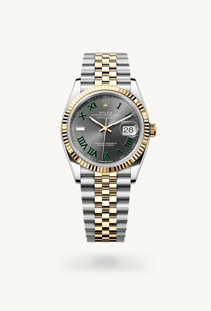 rolex Datejust in Yellow Rolesor - combination of Oystersteel and yellow gold, M126233-0035 - Clarkson Jewelers