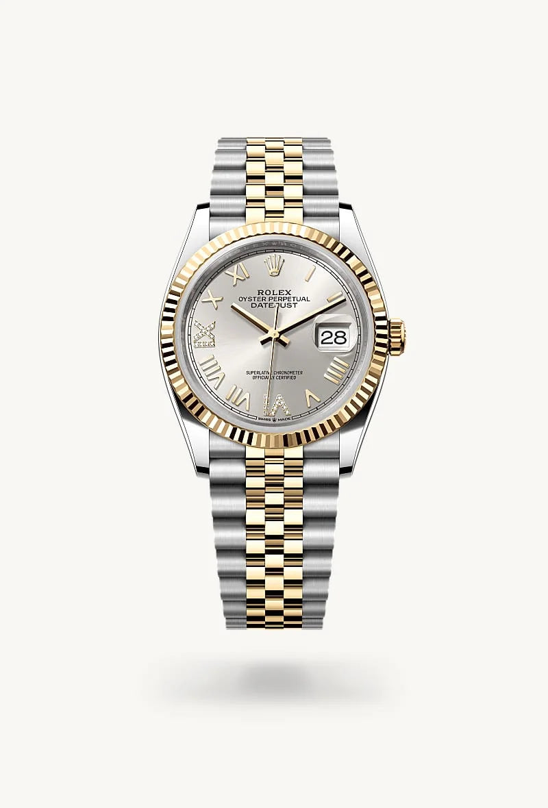 rolex Datejust in Yellow Rolesor - combination of Oystersteel and yellow gold, M126233-0051 - Clarkson Jewelers