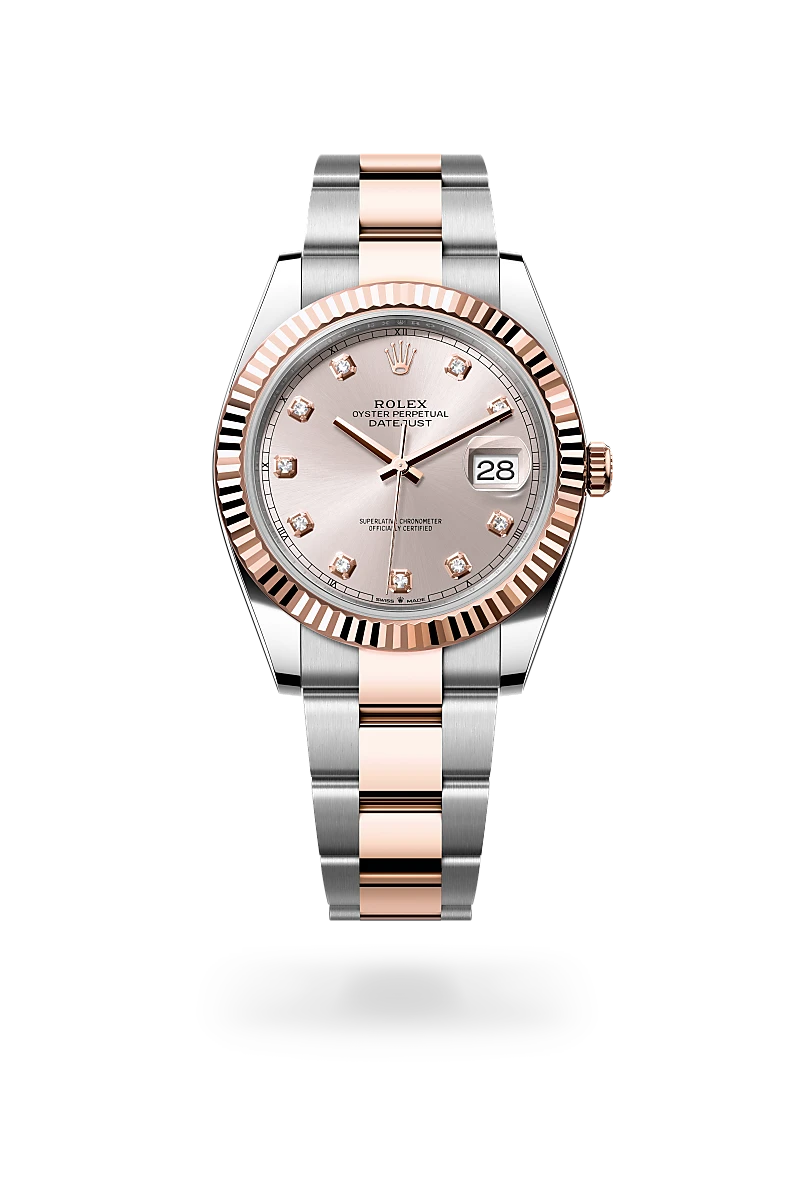 Rolex Datejust in Everose Rolesor - combination of Oystersteel and Everose gold, M126331-0007 - Clarkson Jewelers