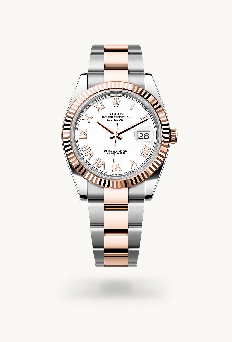 rolex Datejust in Everose Rolesor - combination of Oystersteel and Everose gold, M126331-0025 - Clarkson Jewelers