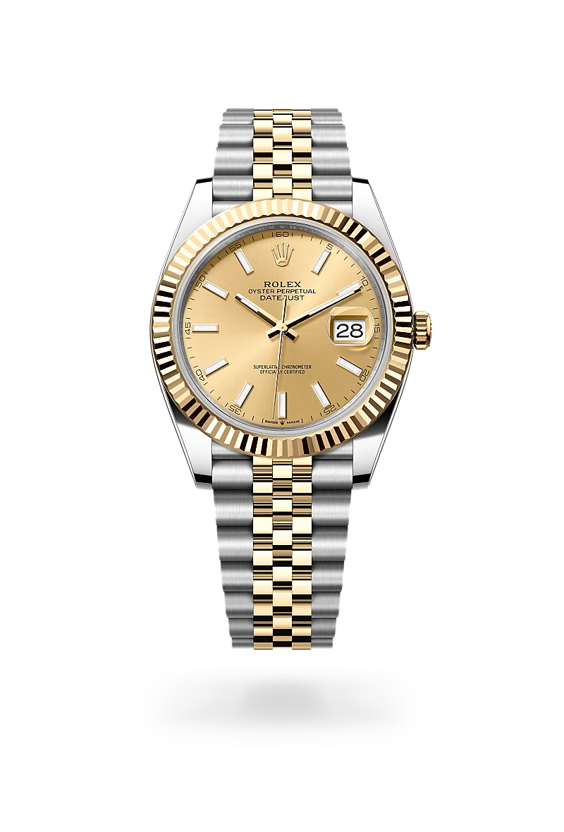 rolex Datejust in Yellow Rolesor - combination of Oystersteel and yellow gold, M126333-0010 - Clarkson Jewelers