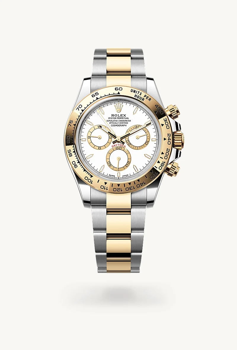 rolex Cosmograph Daytona in Yellow Rolesor - combination of Oystersteel and yellow gold, M126503-0001 - Clarkson Jewelers