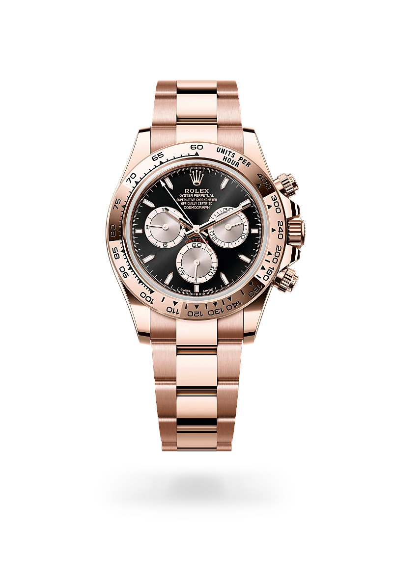 rolex Cosmograph Daytona in 18 kt Everose gold, M126505-0001 - Clarkson Jewelers