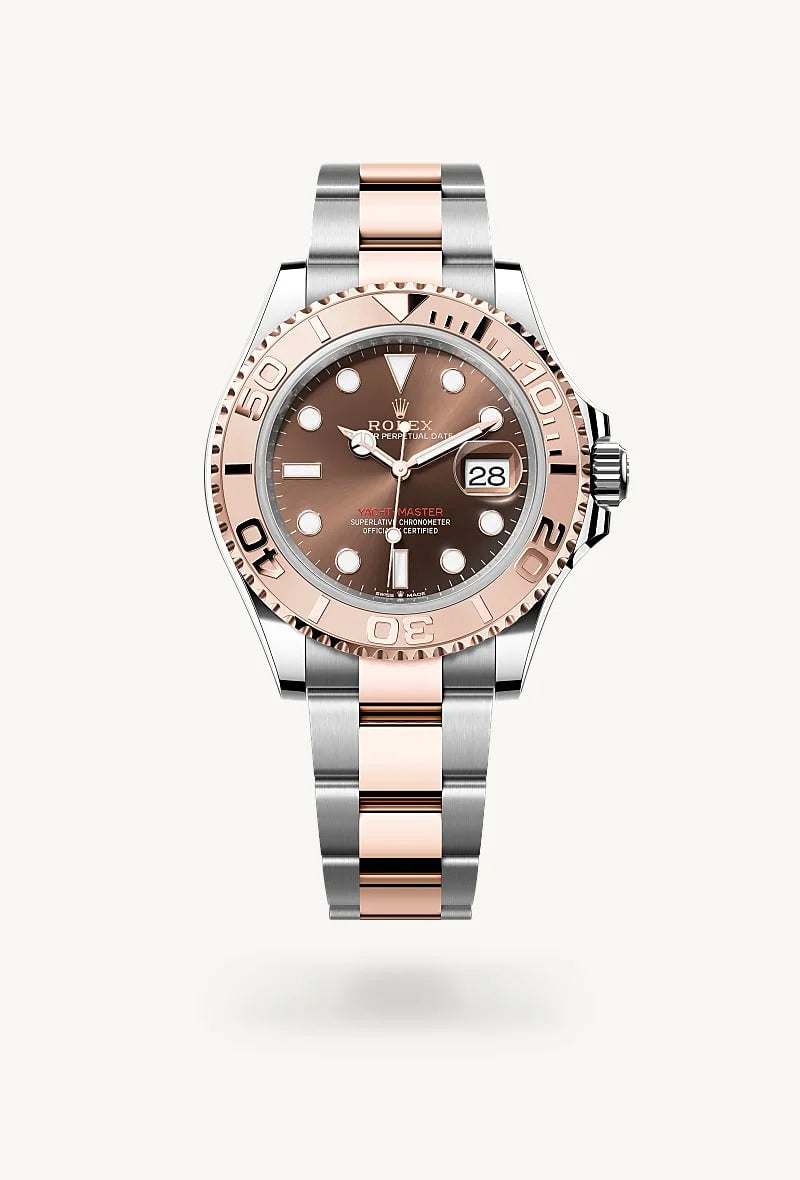 rolex Yacht-Master in Everose Rolesor - combination of Oystersteel and Everose gold, M126621-0001 - Clarkson Jewelers