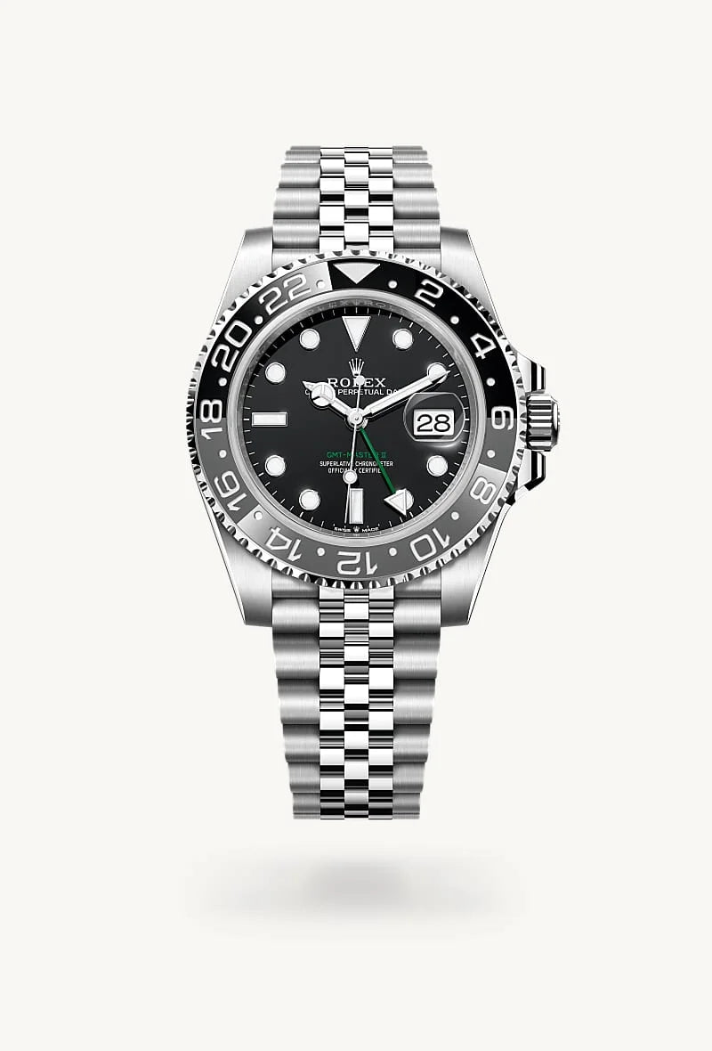 Rolex GMT-Master II in Oystersteel, M126710GRNR-0003 - Clarkson Jewelers