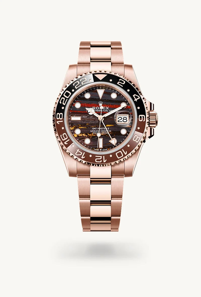 Rolex GMT-Master II in 18 kt Everose gold, M126715CHNR-0002 - Clarkson Jewelers