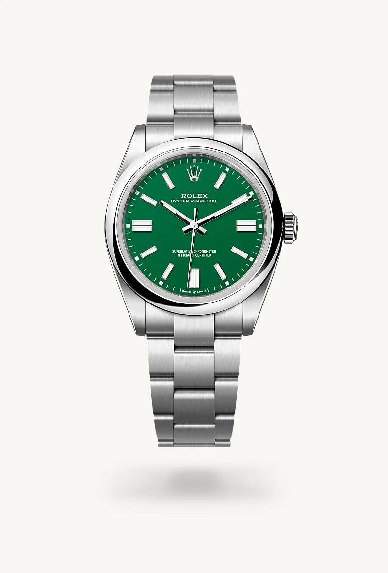 rolex Oyster Perpetual in Oystersteel, M134300-0004 - Clarkson Jewelers
