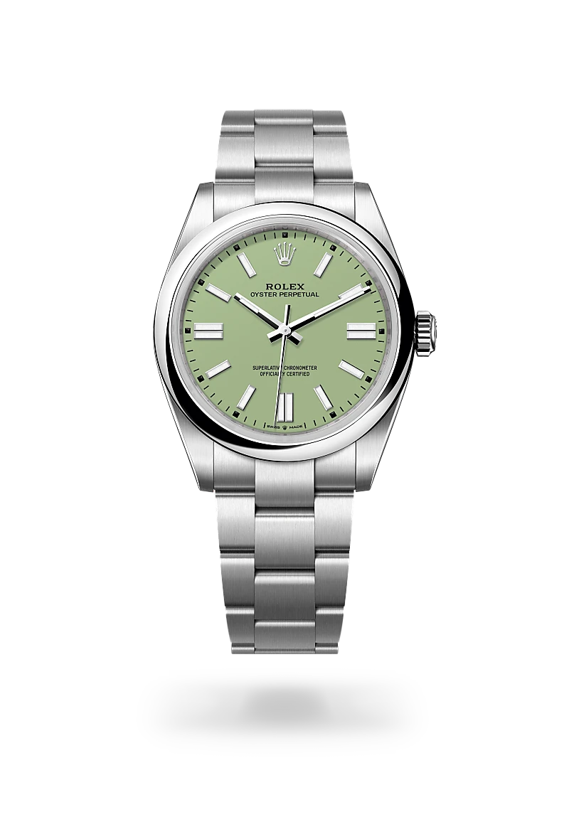 Rolex Oyster Perpetual in Oystersteel, M134300-0006 - Clarkson Jewelers
