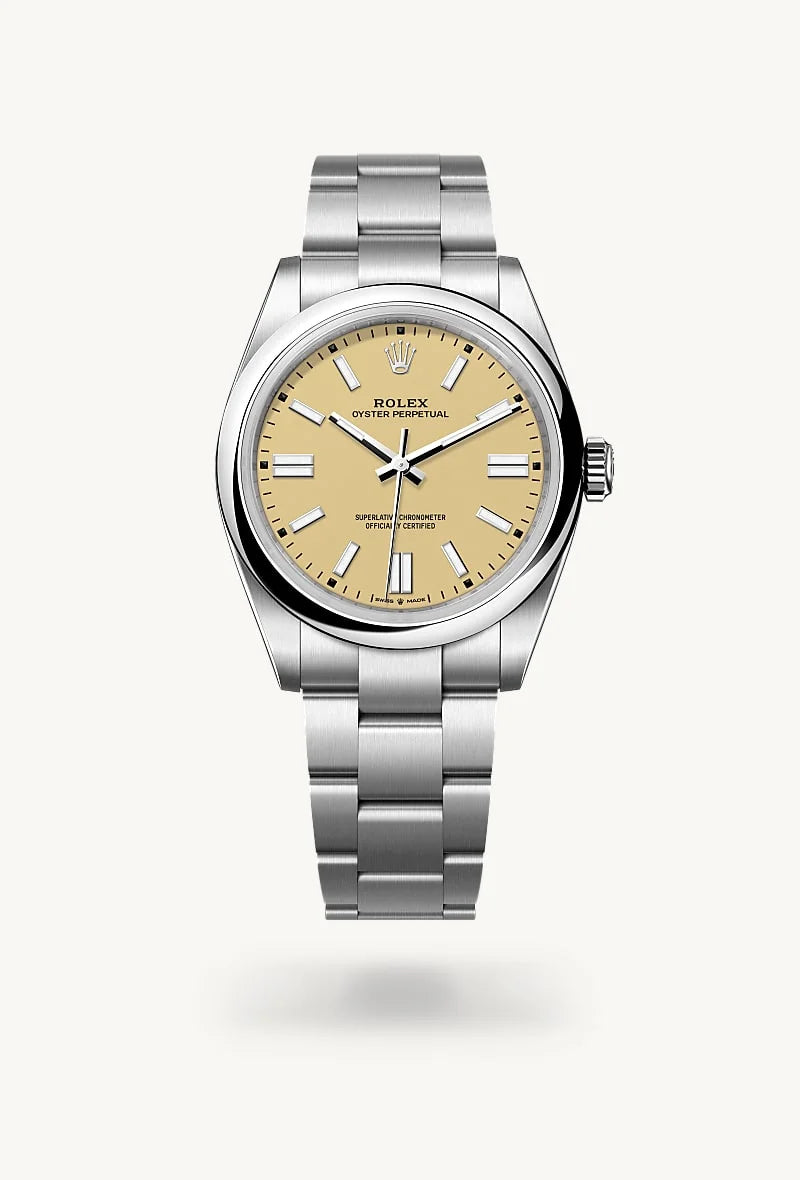 rolex Oyster Perpetual in Oystersteel, M134300-0007 - Clarkson Jewelers