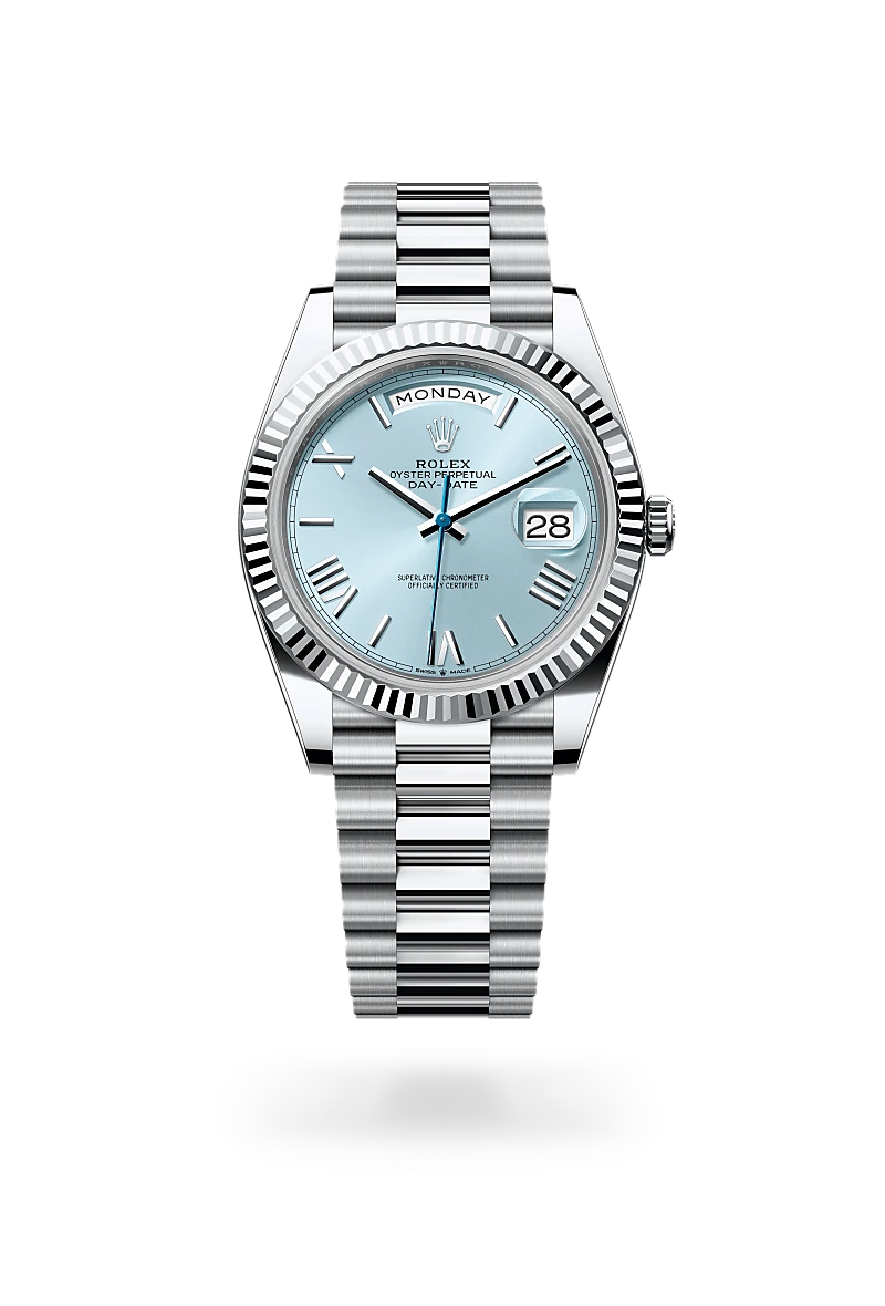 Rolex Day-Date in Platinum, M228236-0012 - Clarkson Jewelers