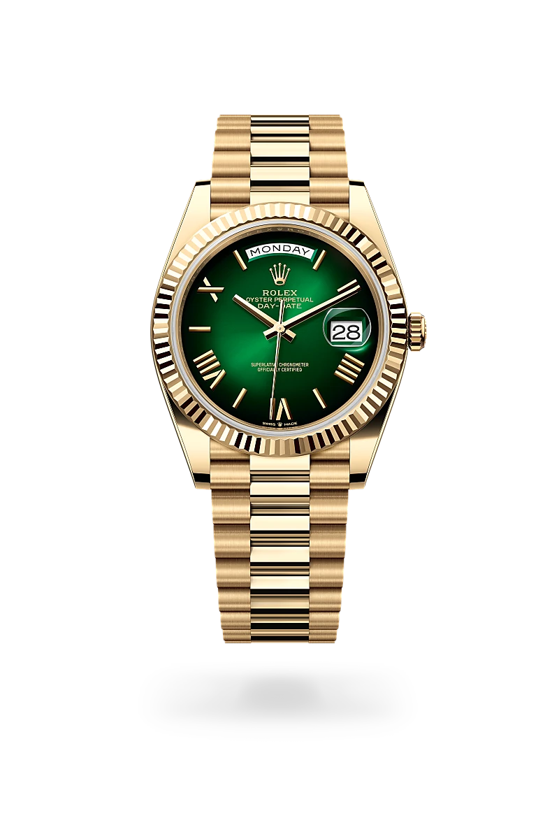 Rolex Day-Date in 18 kt yellow gold, M228238-0069 - Clarkson Jewelers
