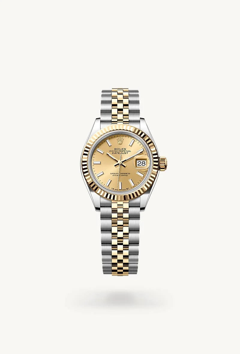 rolex Lady-Datejust in Yellow Rolesor - combination of Oystersteel and yellow gold, M279173-0001 - Clarkson Jewelers