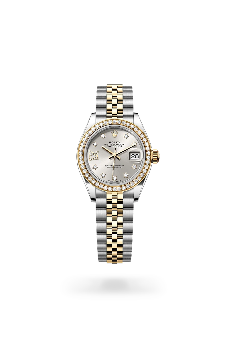 Rolex Lady-Datejust in Yellow Rolesor - combination of Oystersteel and yellow gold, M279383RBR-0003 - Clarkson Jewelers