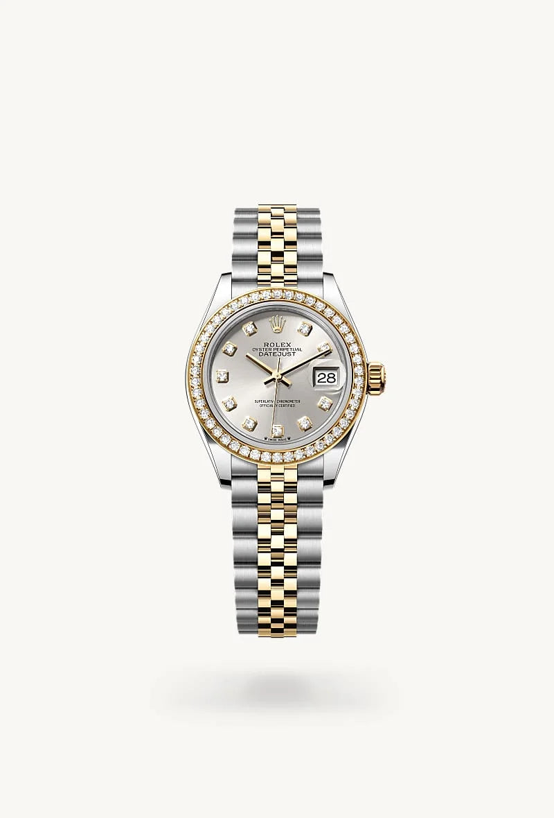 rolex Lady-Datejust in Yellow Rolesor - combination of Oystersteel and yellow gold, M279383RBR-0007 - Clarkson Jewelers