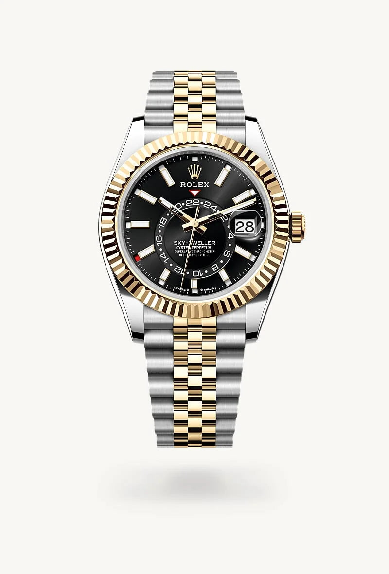 rolex Sky-Dweller in Yellow Rolesor - combination of Oystersteel and yellow gold, M336933-0004 - Clarkson Jewelers
