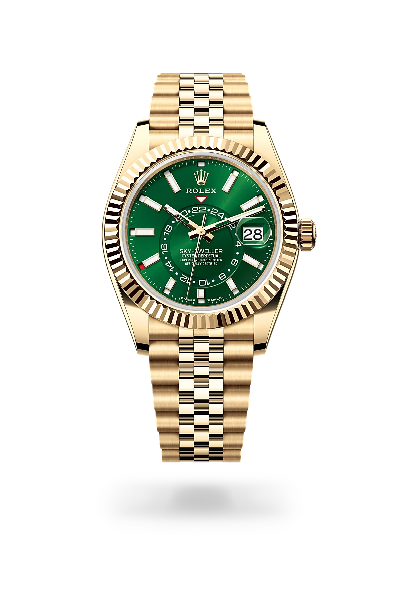rolex Sky-Dweller in 18 kt yellow gold, M336938-0008 - Clarkson Jewelers