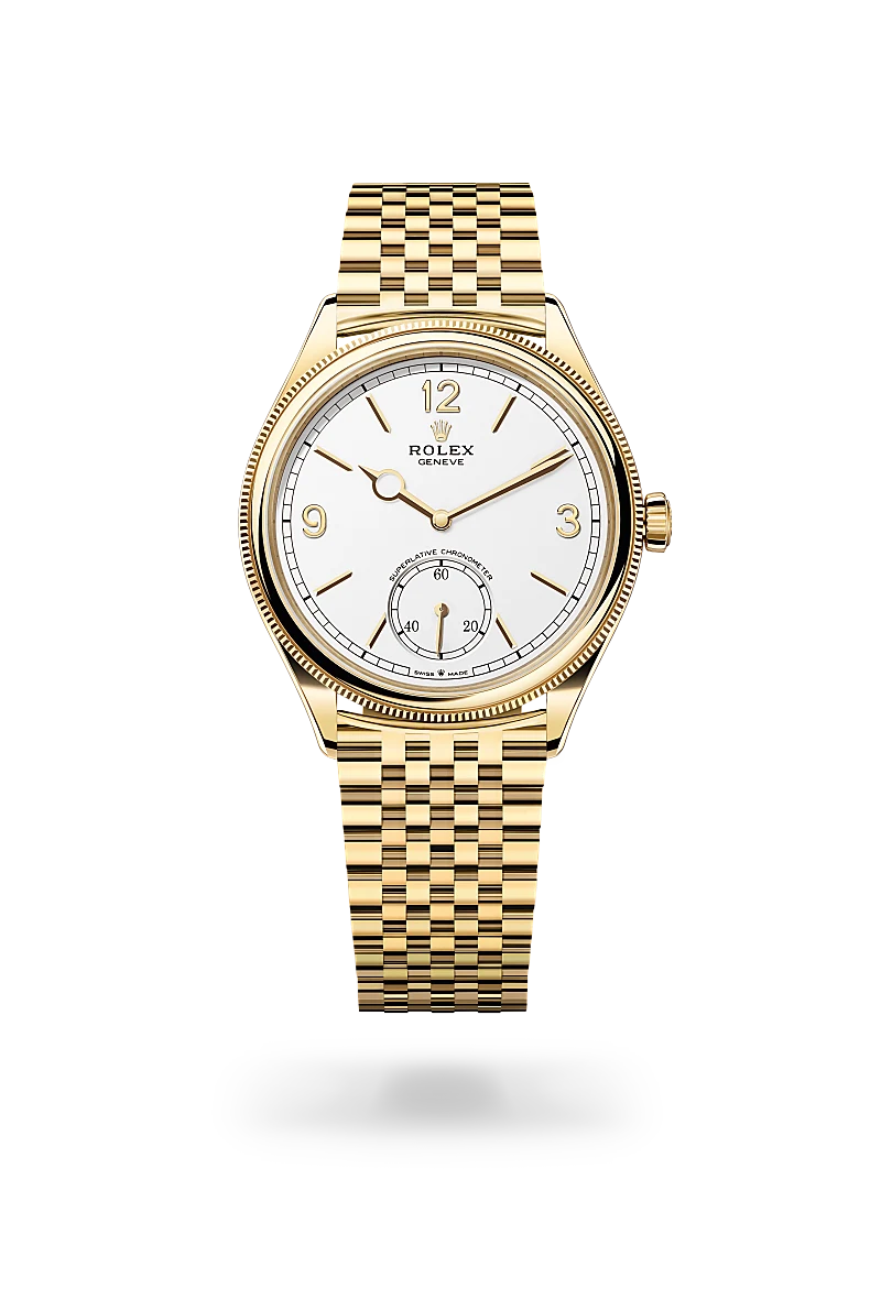 Rolex 1908 in 18 kt yellow gold, M52508-0008 - Clarkson Jewelers