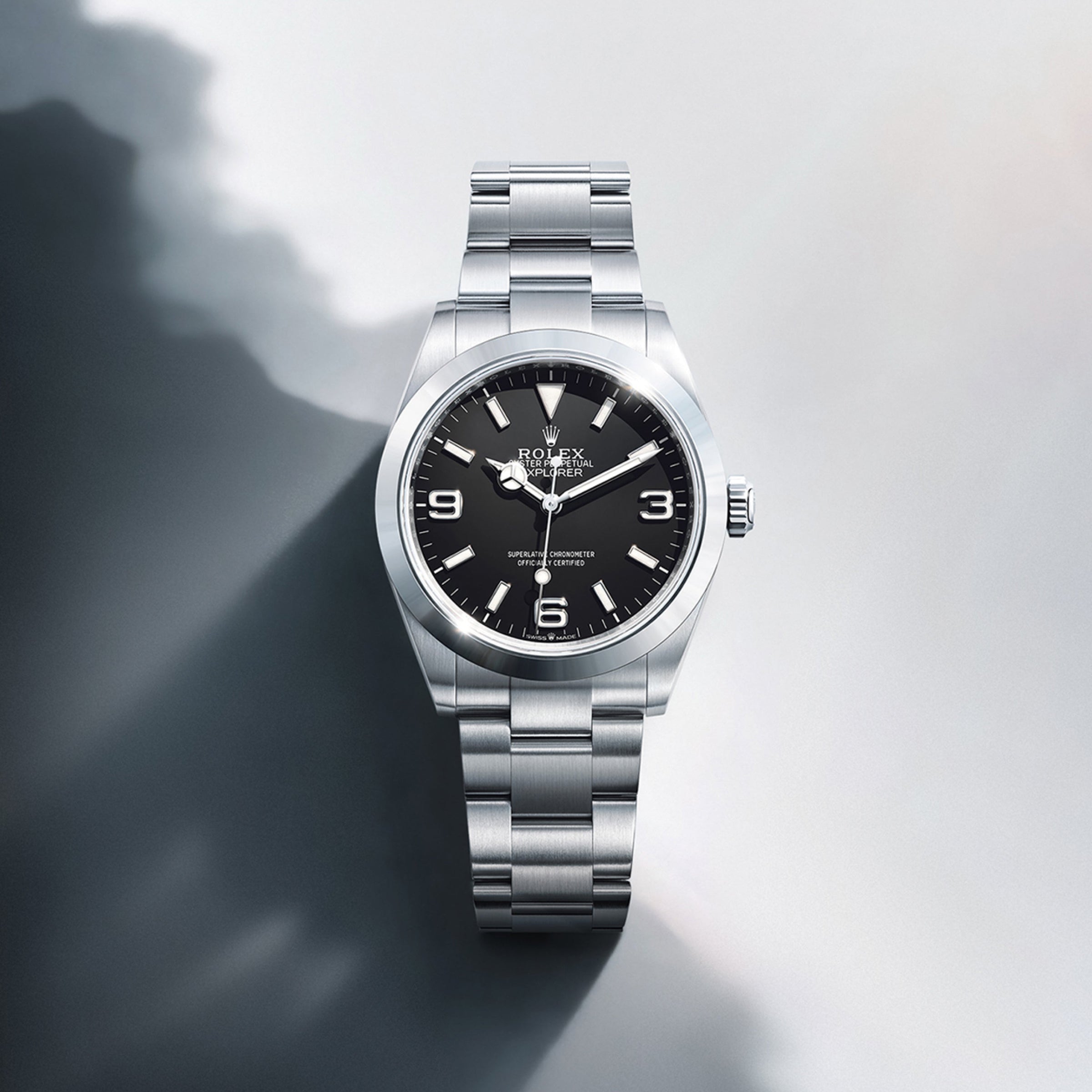 Rolex Explorer in Oystersteel, M124270-0001 - Clarkson Jewelers