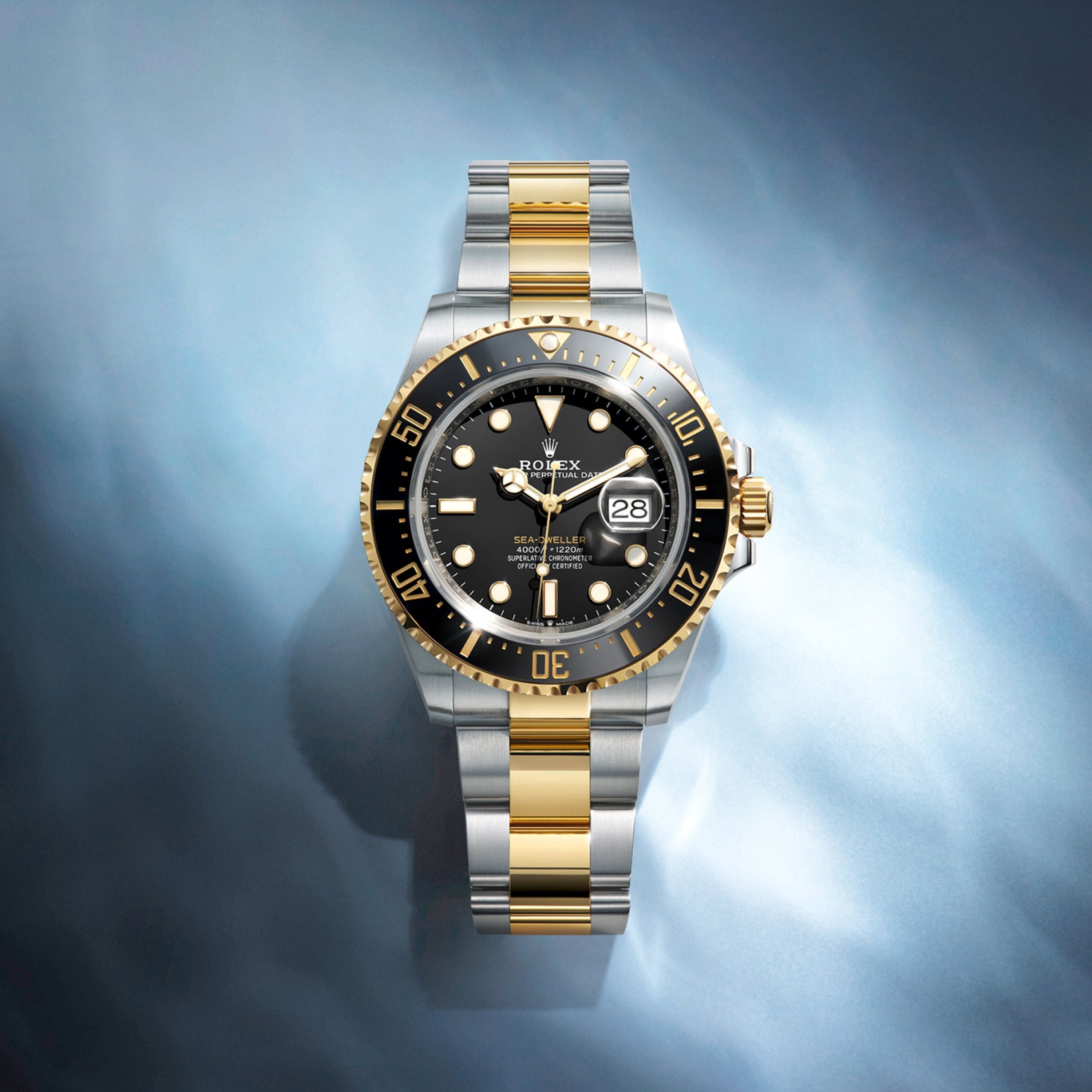 Rolex Sea-Dweller in Yellow Rolesor - combination of Oystersteel and yellow gold, M126603-0001 - Clarkson Jewelers