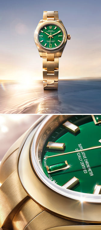 Rolex Oyster Perpetual 28 & 34 watches - Clarkson Jewelers
