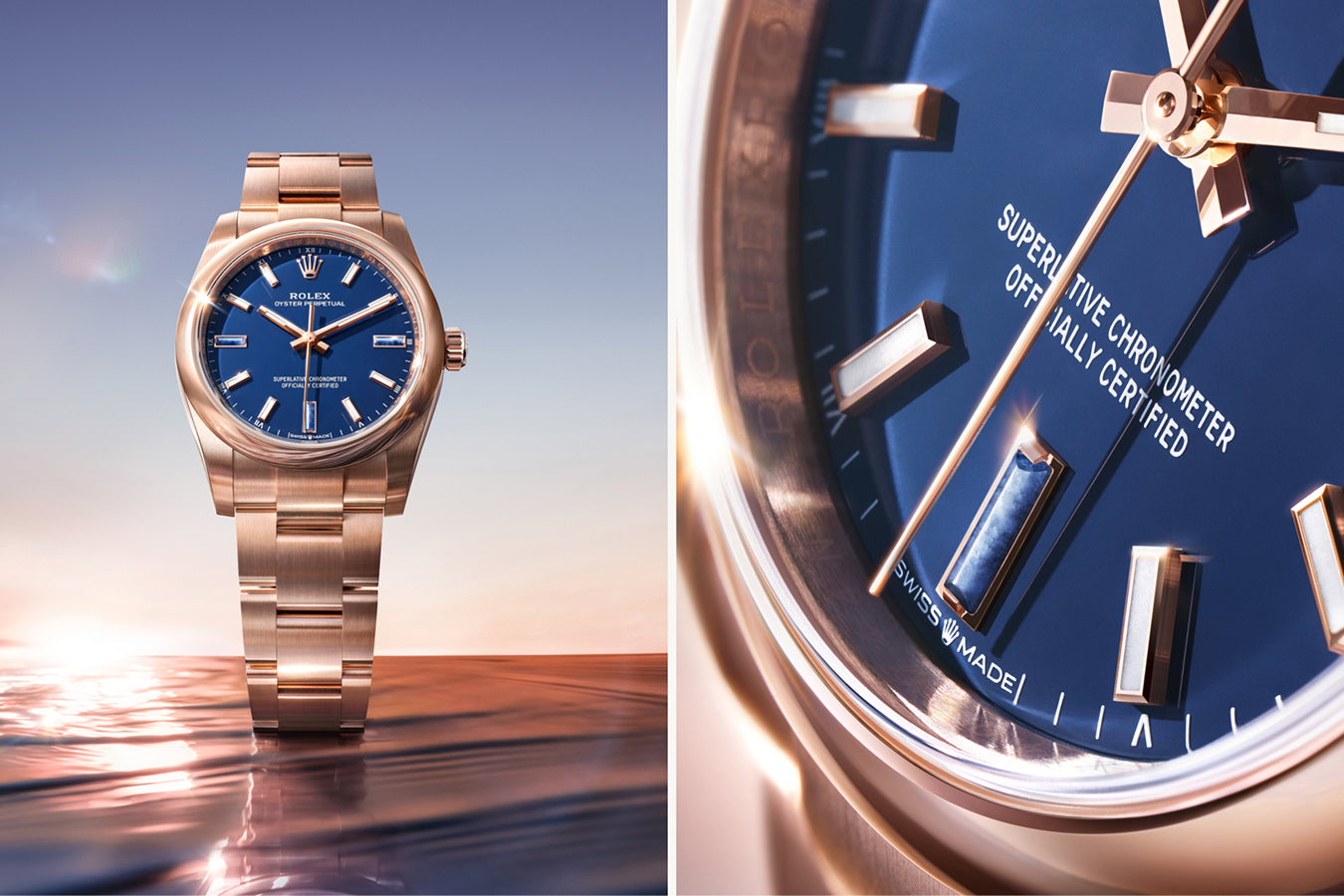 Rolex Oyster Perpetual 28 & 34 watches - Clarkson Jewelers